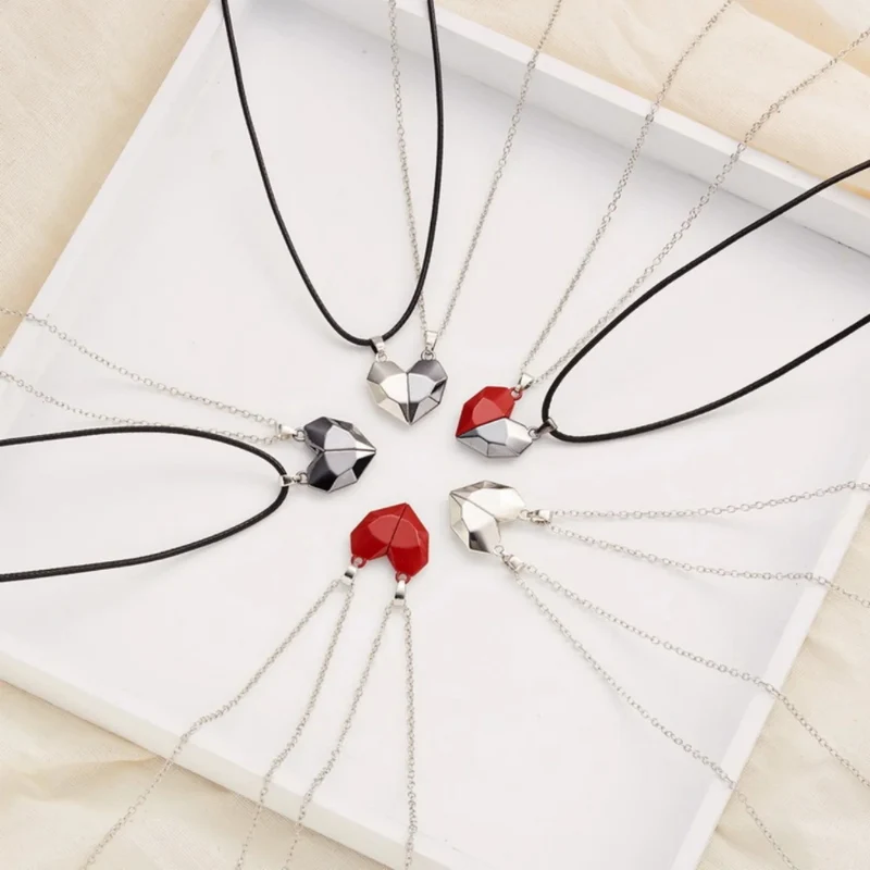 Collier Cœur Aimanté