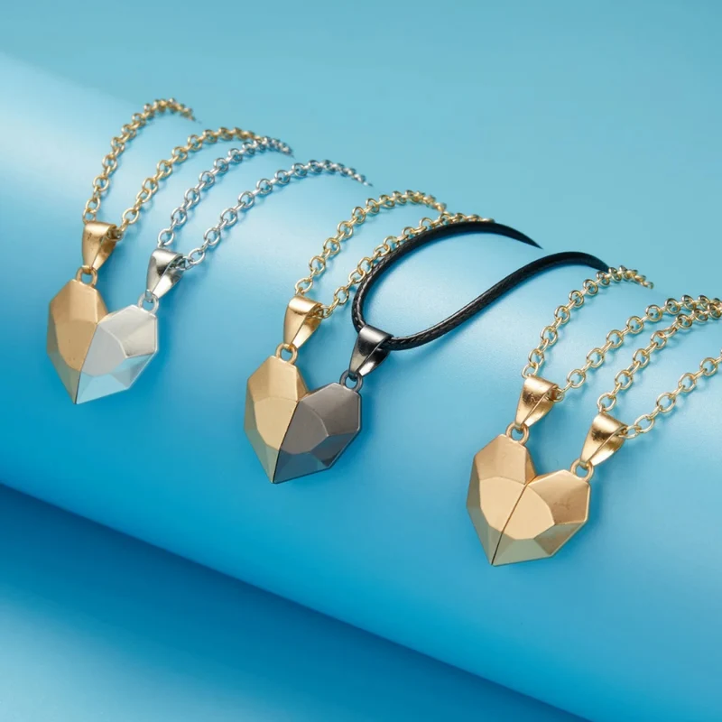 Collier Cœur Aimanté