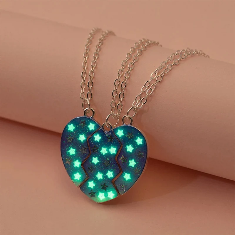 Collier BFF Coeur pour 3