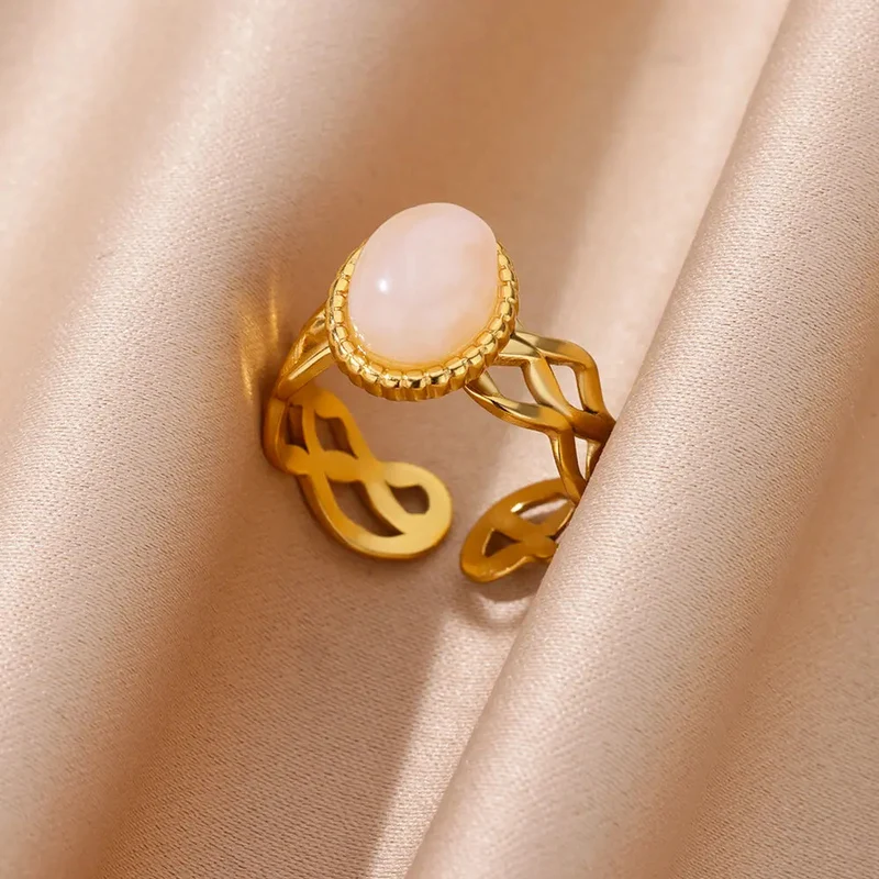 Bague Fantaisie Pierre Rose