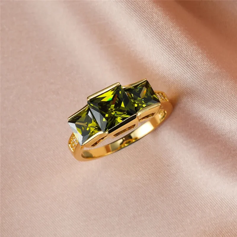 Bague Pierre Verte Opaque