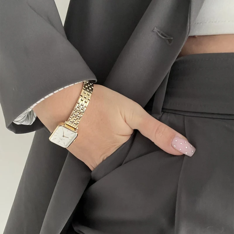 Daniel Wellington Quadro Link Femmes Montre Or DW00100622