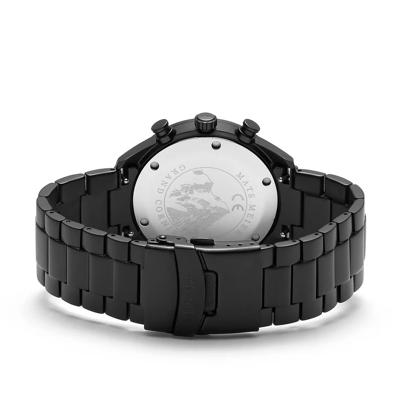 Mats Meier Grand Cornier Hommes Montre Noir MM00109