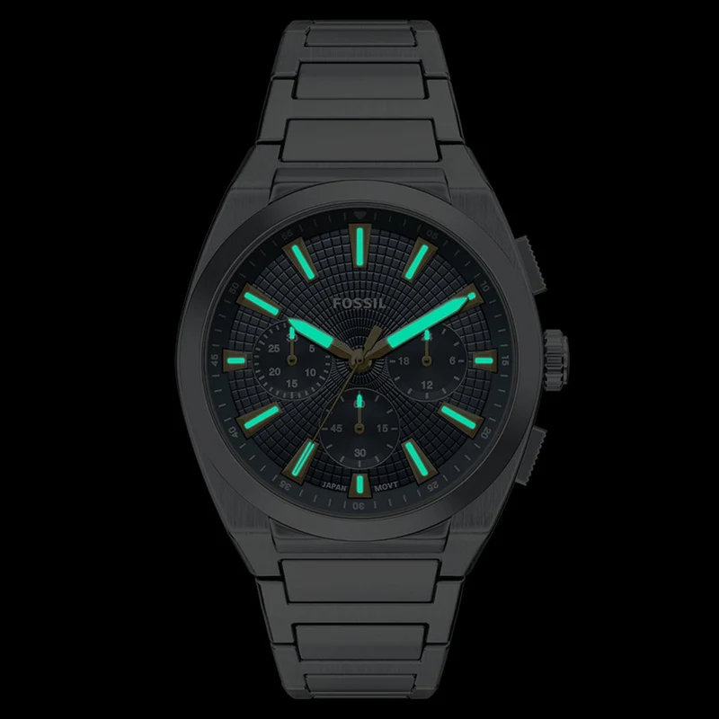 Fossil Everett Round Blue Dial Watch FS6154
