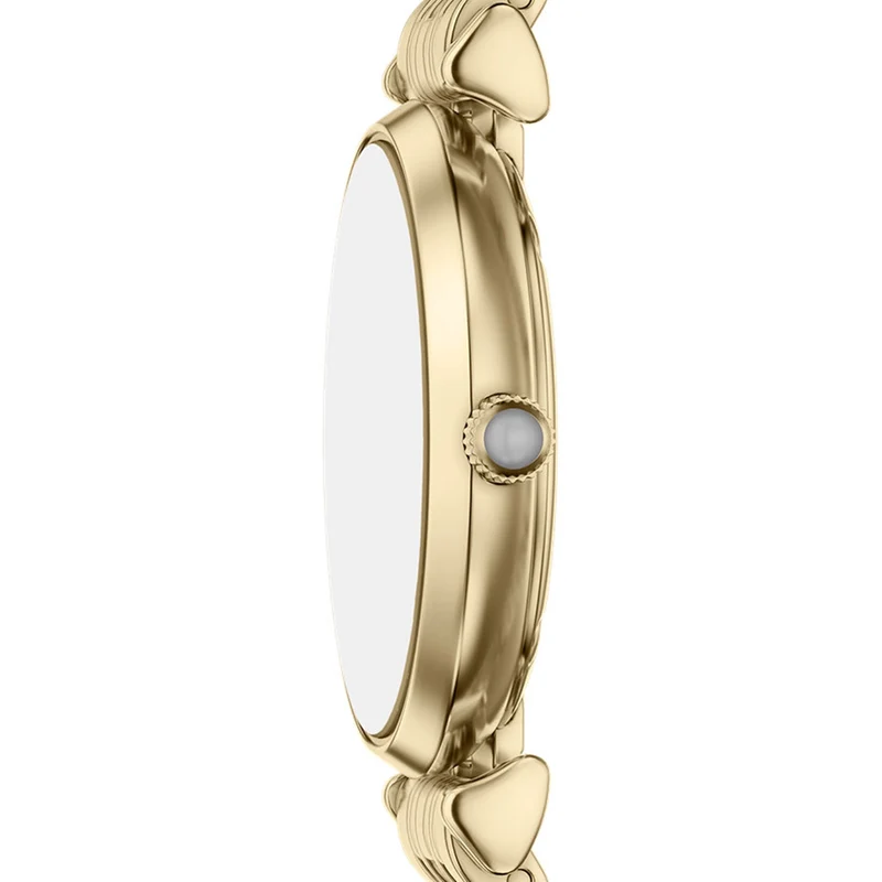 Emporio Armani Round Gold Dial Watch AR11766