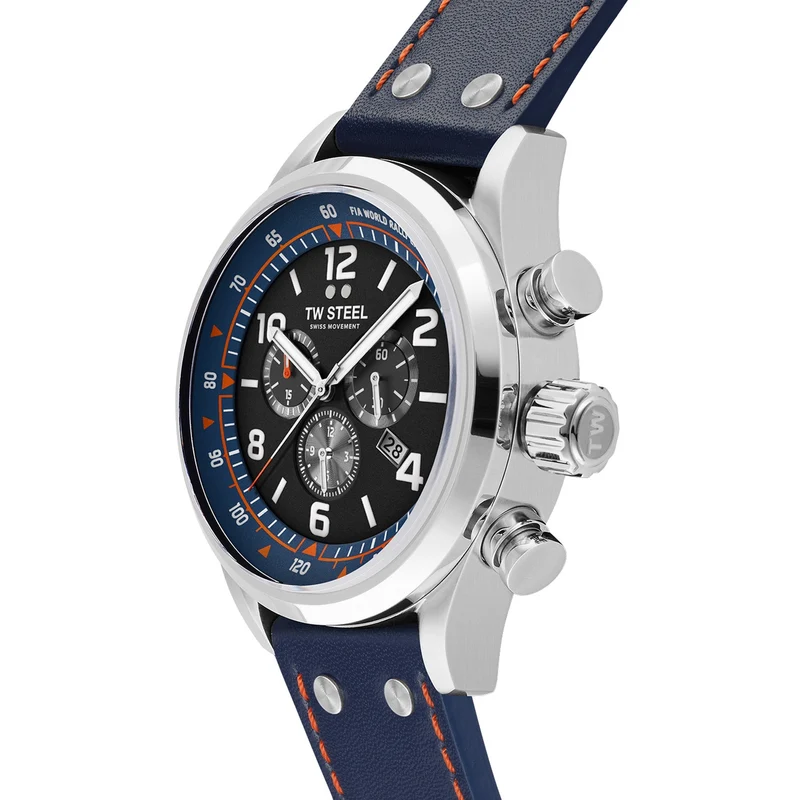TW Steel Volante Fast Lane Hommes Montre Bleu TWSVS311