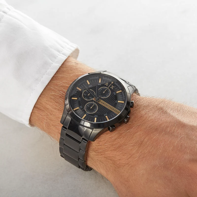 Armani Exchange Hampton Hommes Montre Noir AX2164