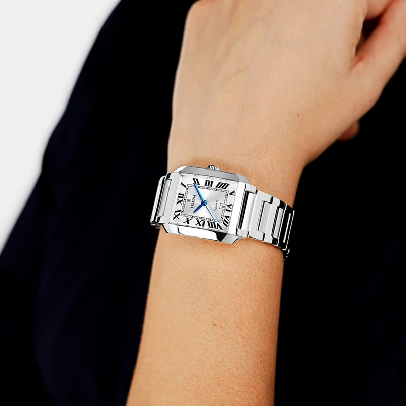 Festina On The Square Femmes Montre Argent F20679/1