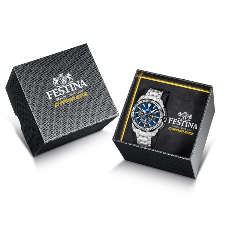 Festina Chrono Bike Montre Bleue Pour Homme F20724/2