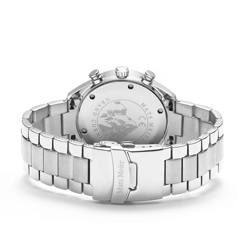 Mats Meier Grand Cornier Hommes Montre Argent MM00110