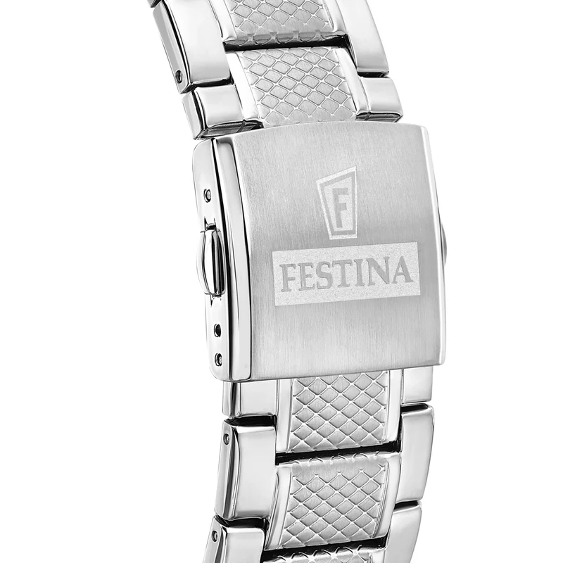 Festina Timeless Chrono Hommes Montre Argent F20668/2