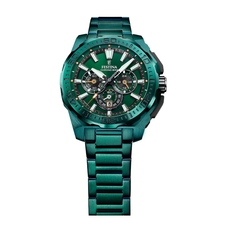 Festina Chrono Bike Montre Verte Pour Hommes F20730/1