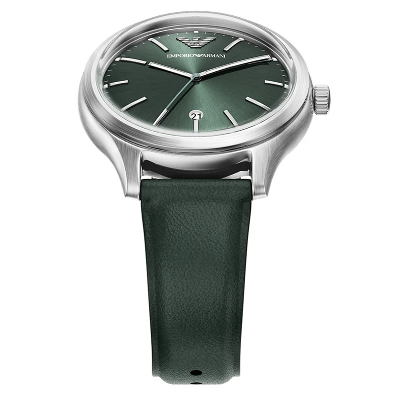 Emporio Armani Round Green Dial Watch AR11749
