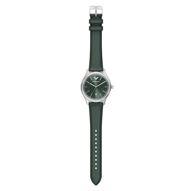 Emporio Armani Round Green Dial Watch AR11749