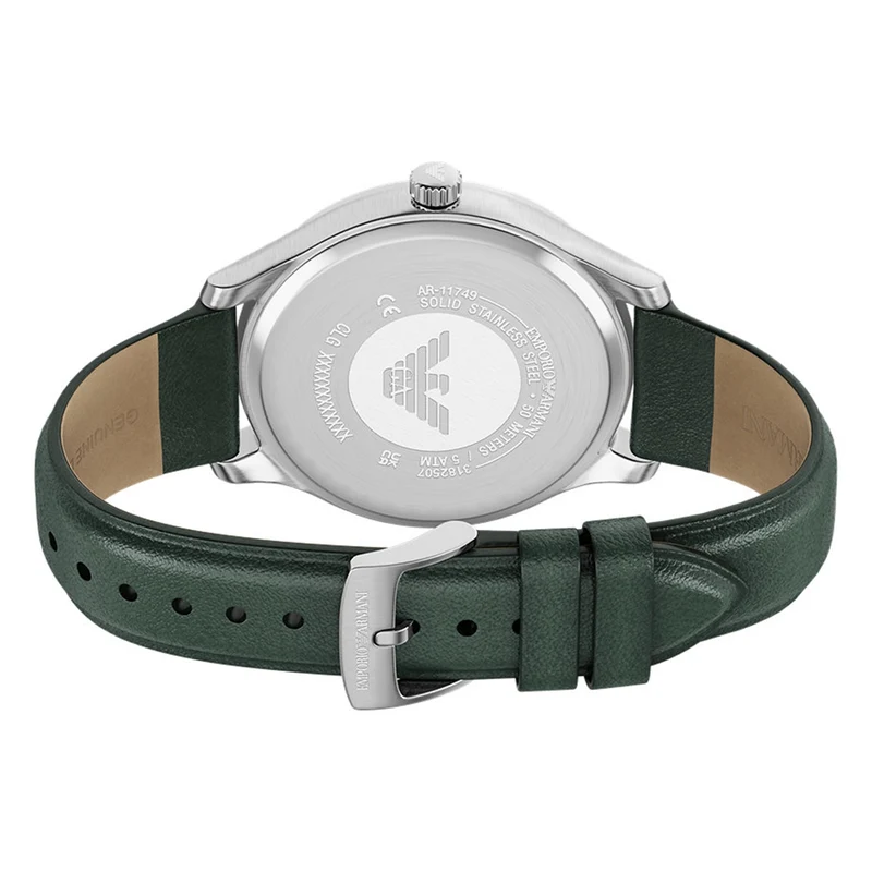 Emporio Armani Round Green Dial Watch AR11749
