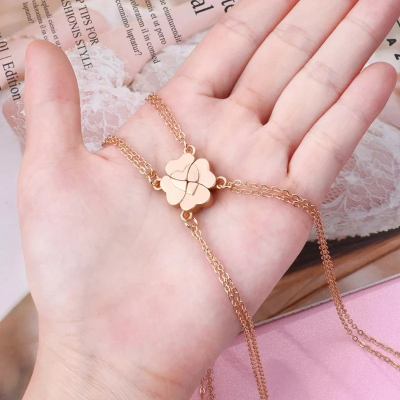 Collier BFF Cœur pour 4