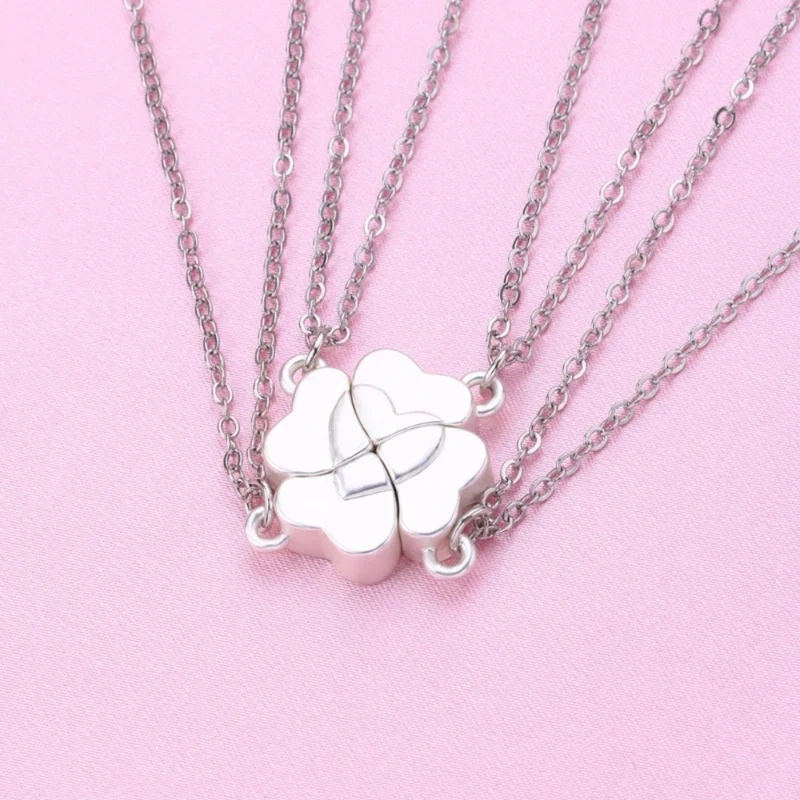 Collier BFF Cœur pour 4
