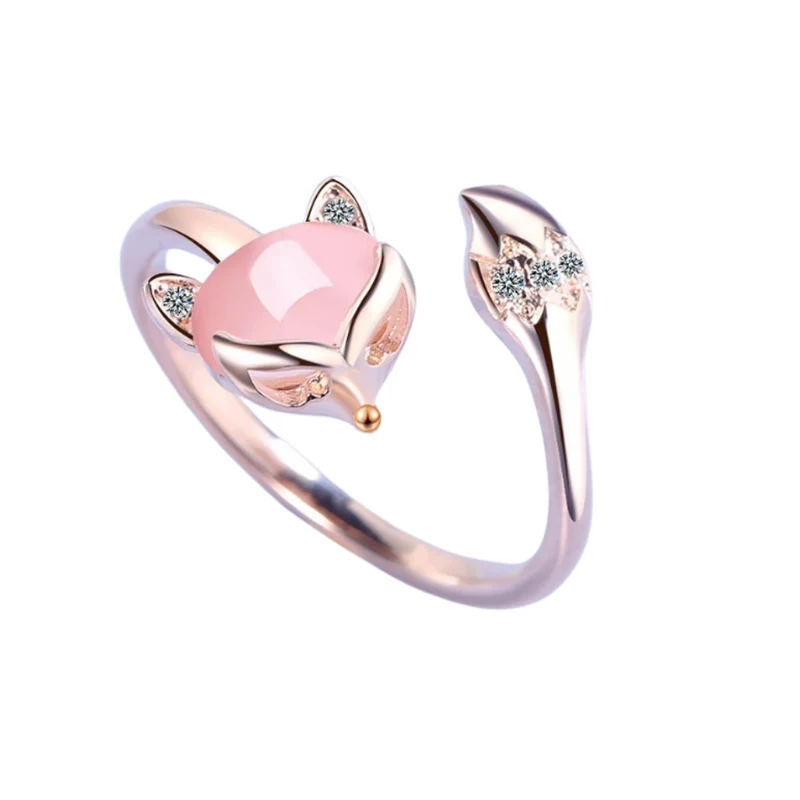 Bague Renard Or Rose