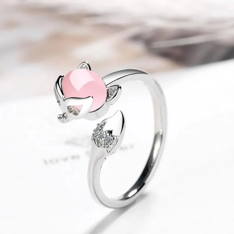 Bague Renard Or Rose