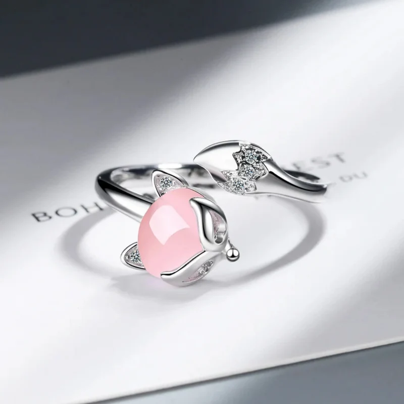 Bague Renard Or Rose