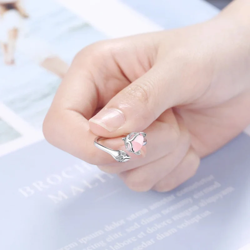 Bague Renard Or Rose