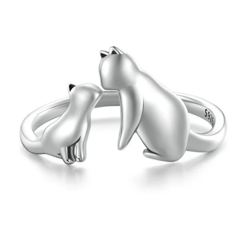 Bague Chat et Chaton