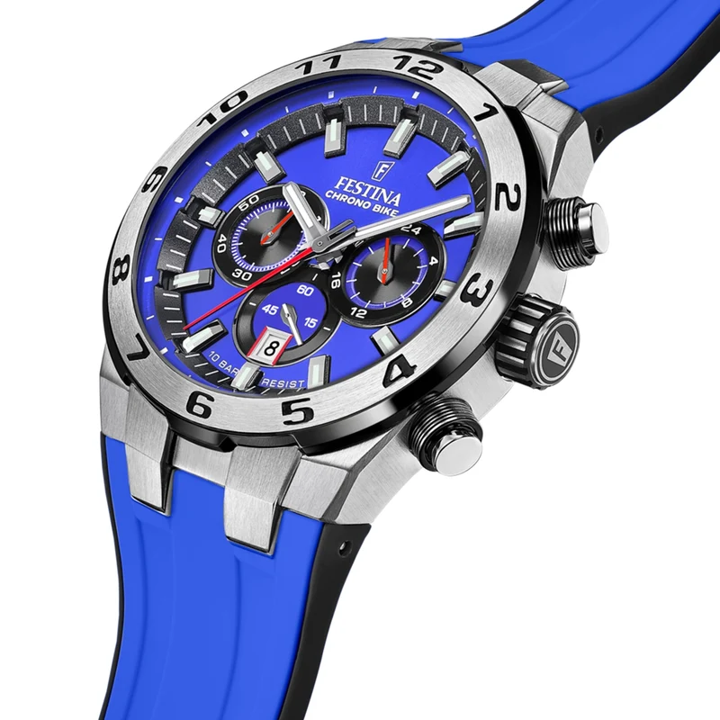 Festina Chrono Bike Hommes Montre Bleu F20671/3