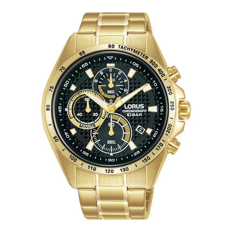 Lorus Hommes Montre Or RM358HX9