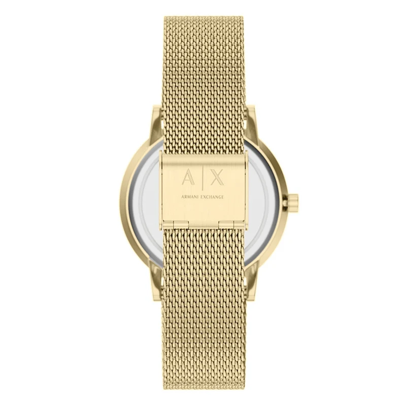 Armani Exchange Round Pink Dial Watch AX5619