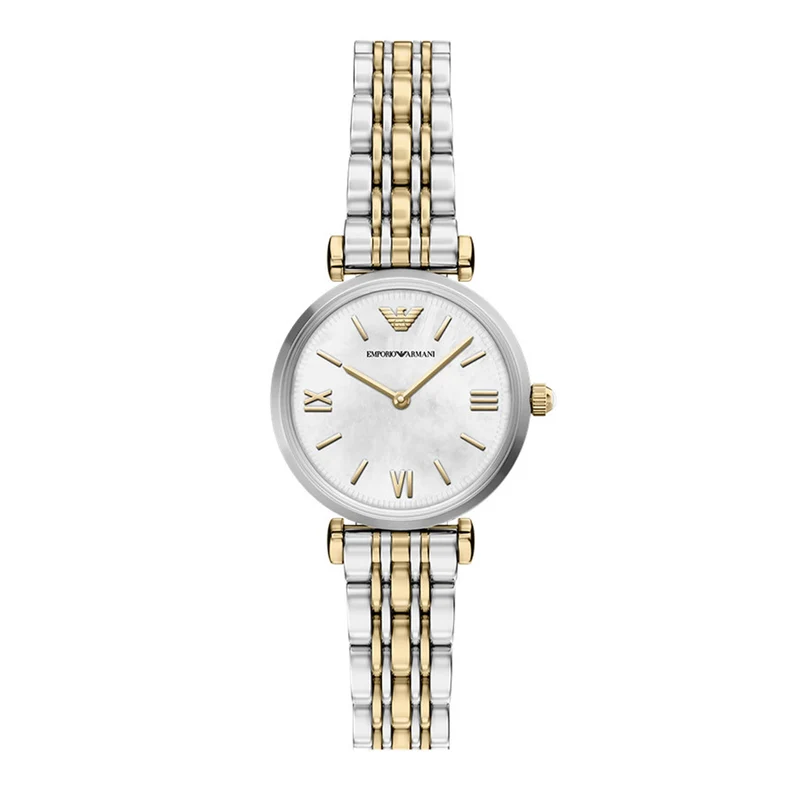 Emporio Armani Round White Dial Watch AR11769