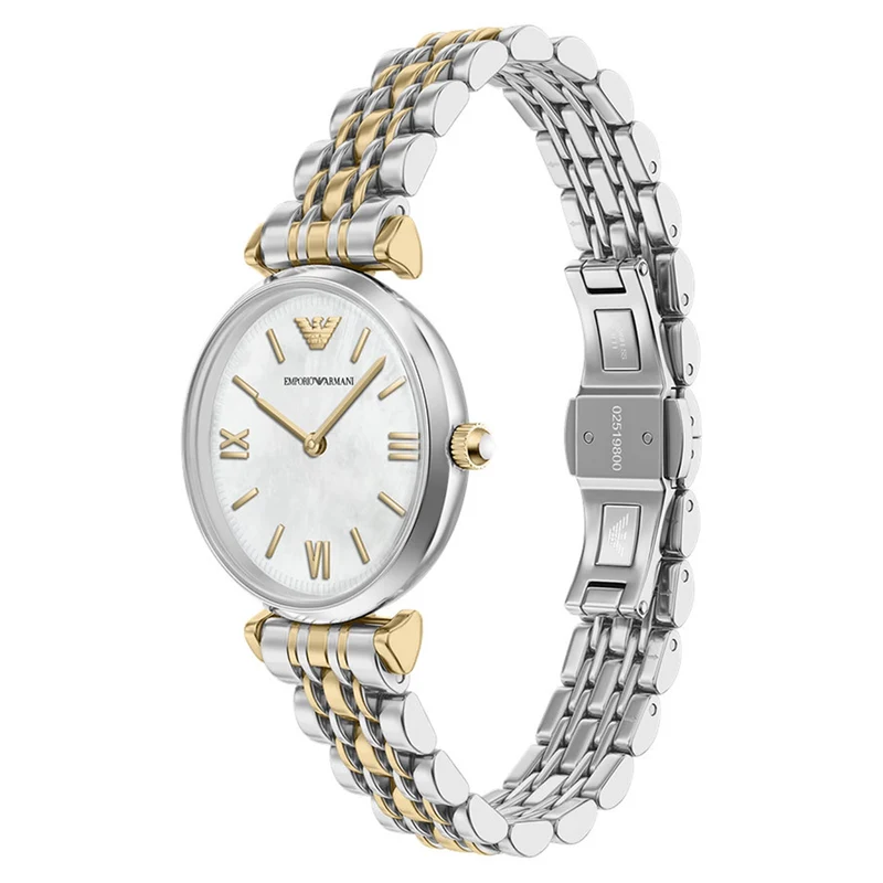 Emporio Armani Round White Dial Watch AR11769
