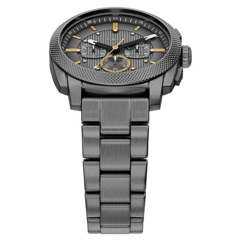 Fossil Machine Round Grey Dial Watch FS6160