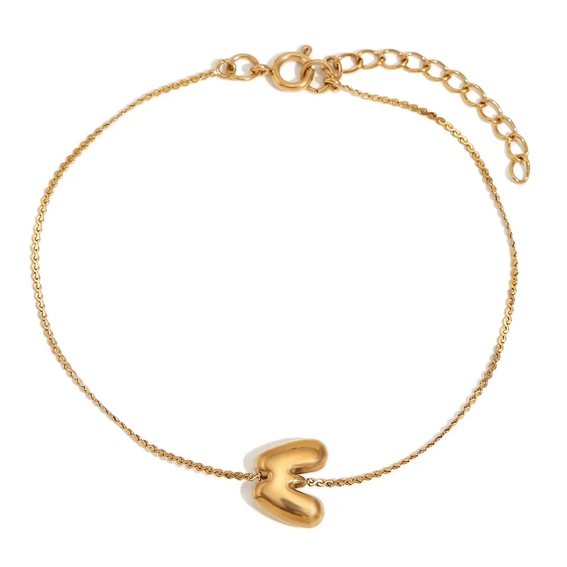 Bracelet Initiale W Bubble