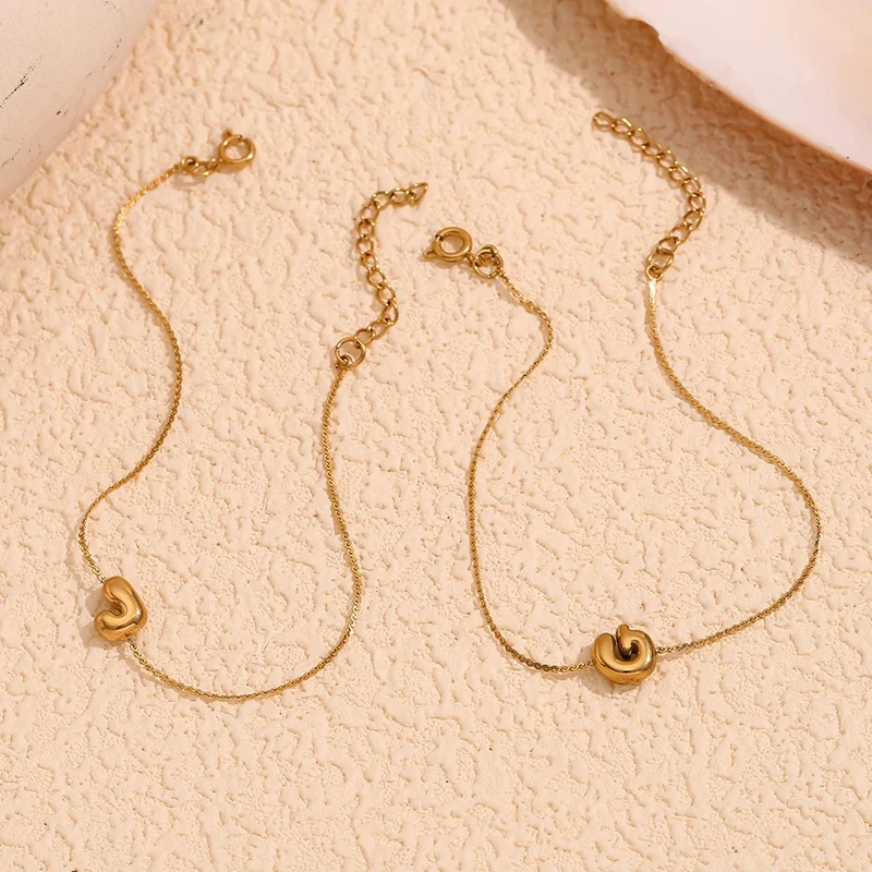 Bracelet Initiale W Bubble