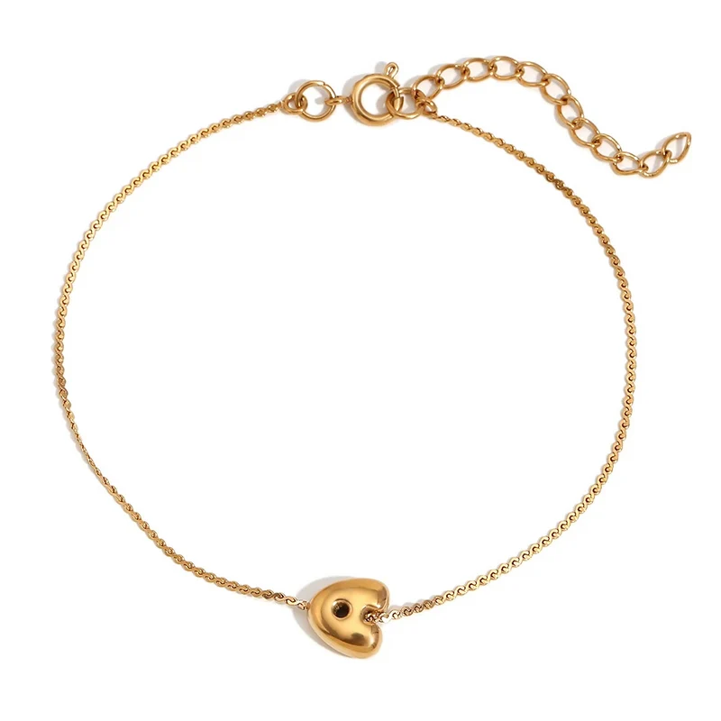 Bracelet Initiale Bubble