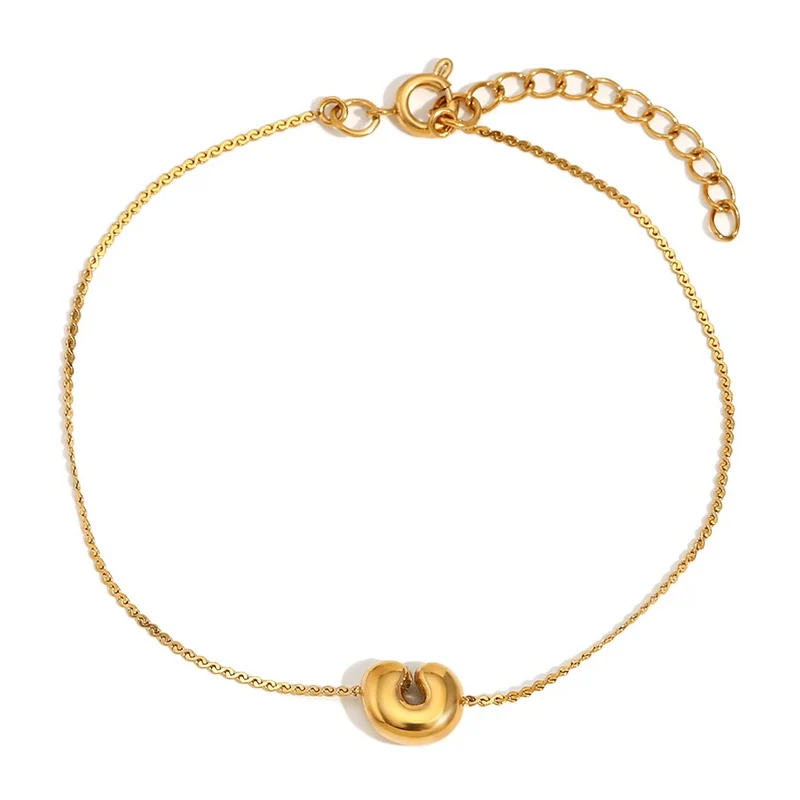 Bracelet Initiale Bubble
