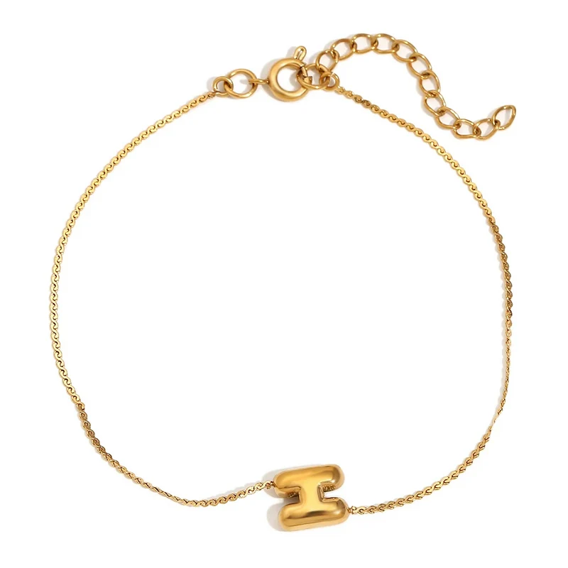 Bracelet Initiale Bubble