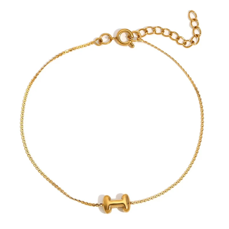 Bracelet Initiale Bubble
