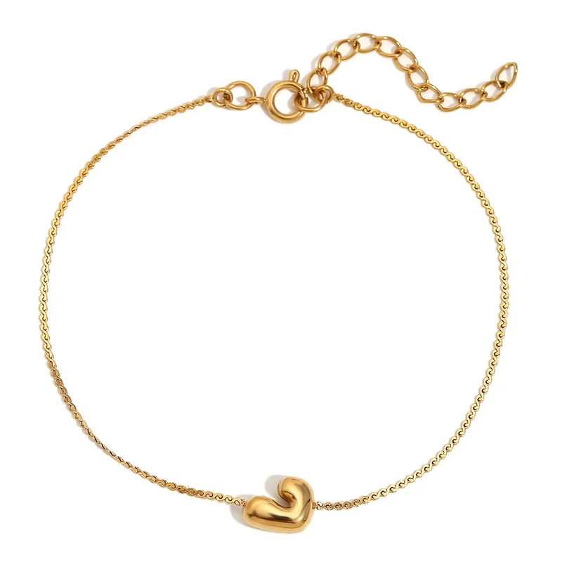 Bracelet Initiale Bubble