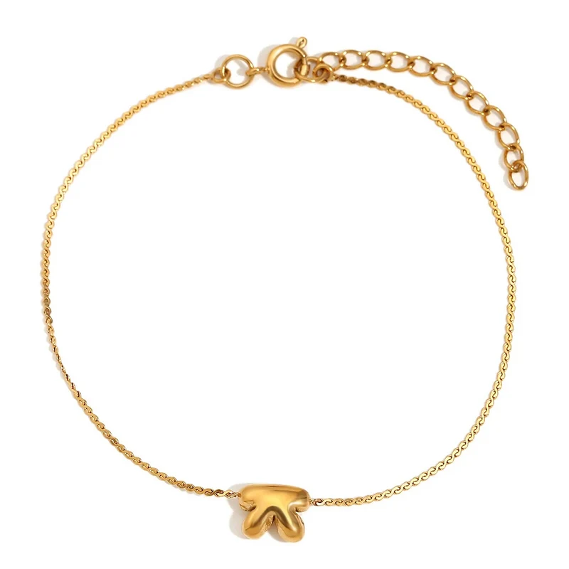 Bracelet Initiale Bubble