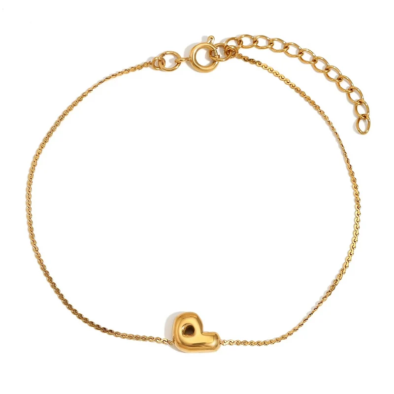 Bracelet Initiale Bubble