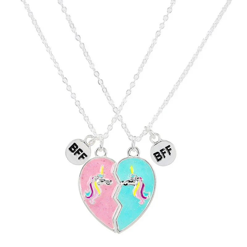 Collier BFF Cœur Licorne