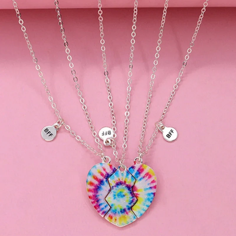 Collier BFF Coeur en Trois