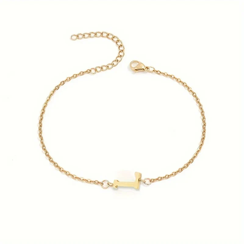 Bracelet Initiale L Femme