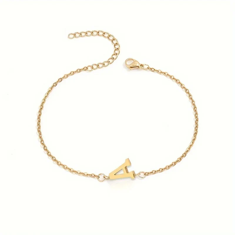 Bracelet Initiale A Femme