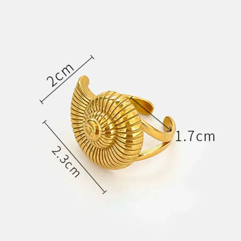 Grosse Bague Escargot