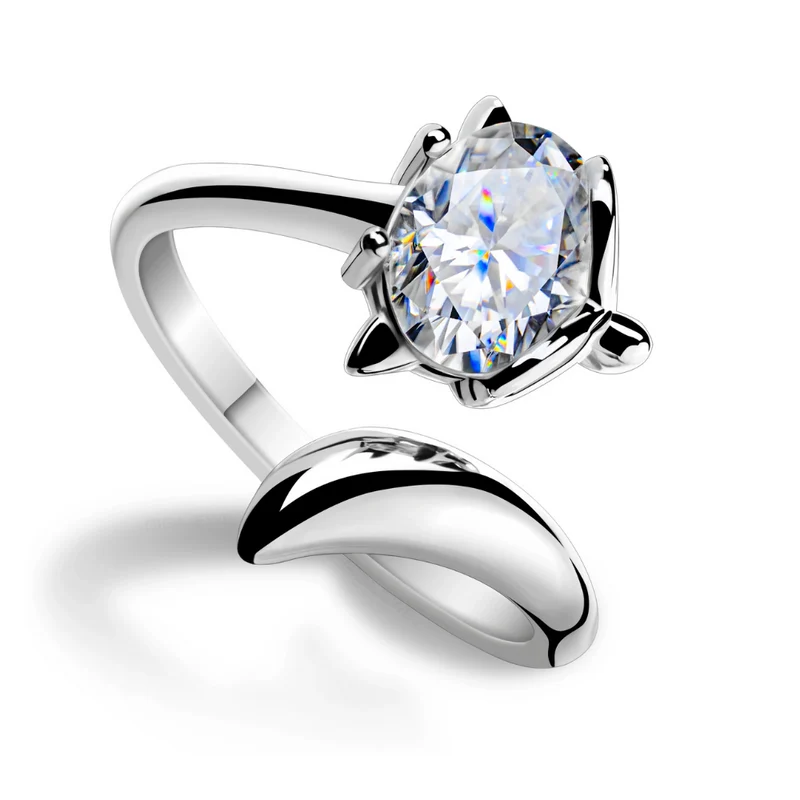 Bague Diamant Queue de Renard