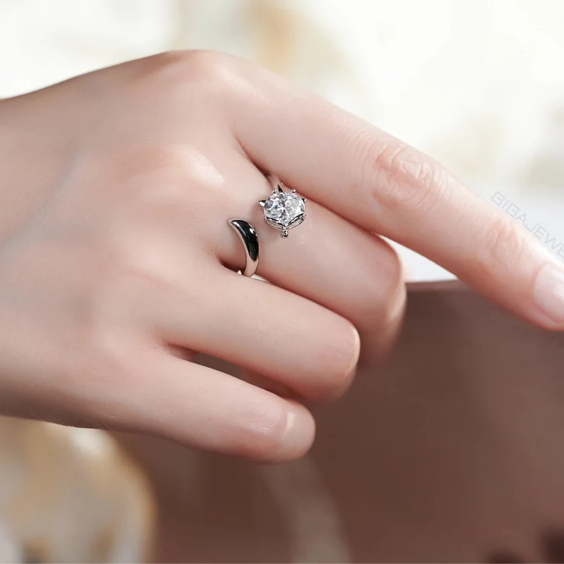 Bague Diamant Queue de Renard