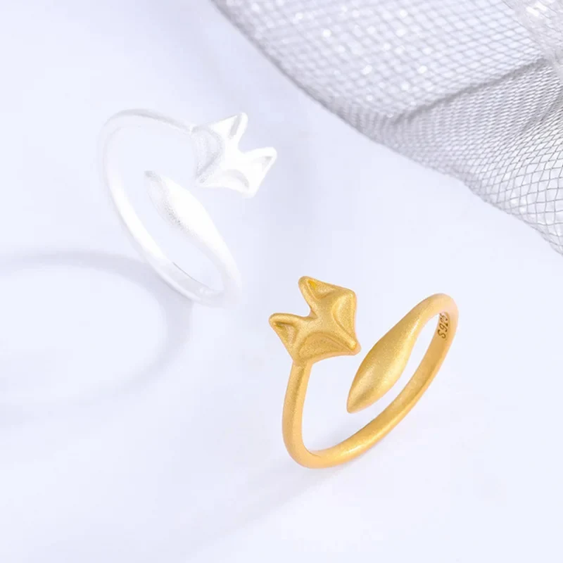 Bague Renard Brossée