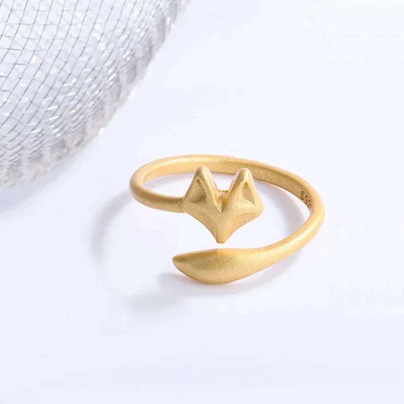 Bague Renard Brossée